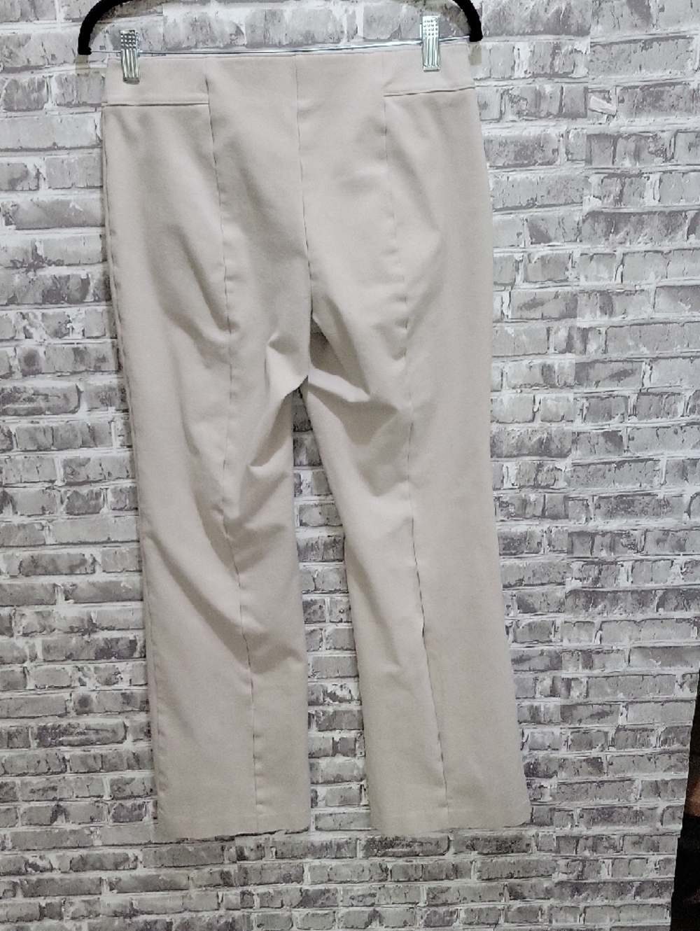 INC International Concepts Cream Boot Cut Leg Womens Sz 8 Pull-On Stretch Pants - Picture 4 of 10